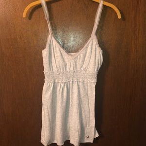 Hollister Tops - Gray Hollister Adjustable Peplum Tank Hollister Tops - Gray Hollister Adjustable Peplum Tank